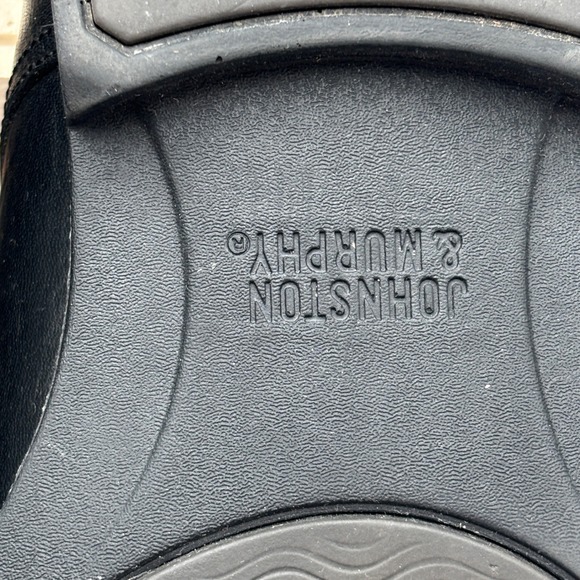 Johnston & Murphy XC4 Waterproof Sheepskin Black Leather Derby‎ Shoes Size 9M